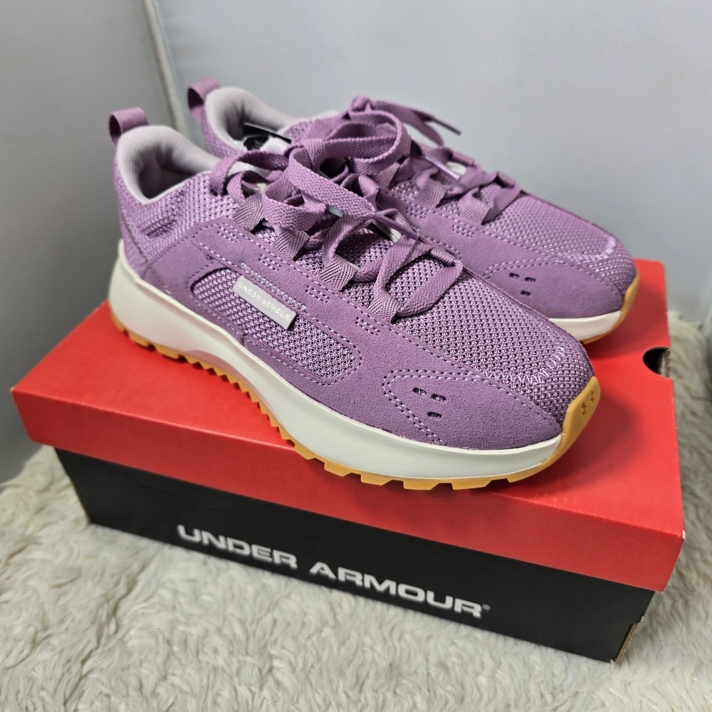 Under Armour Street‎ Mirage Shoes Women's Size 6 Purple Suede Traction Utility